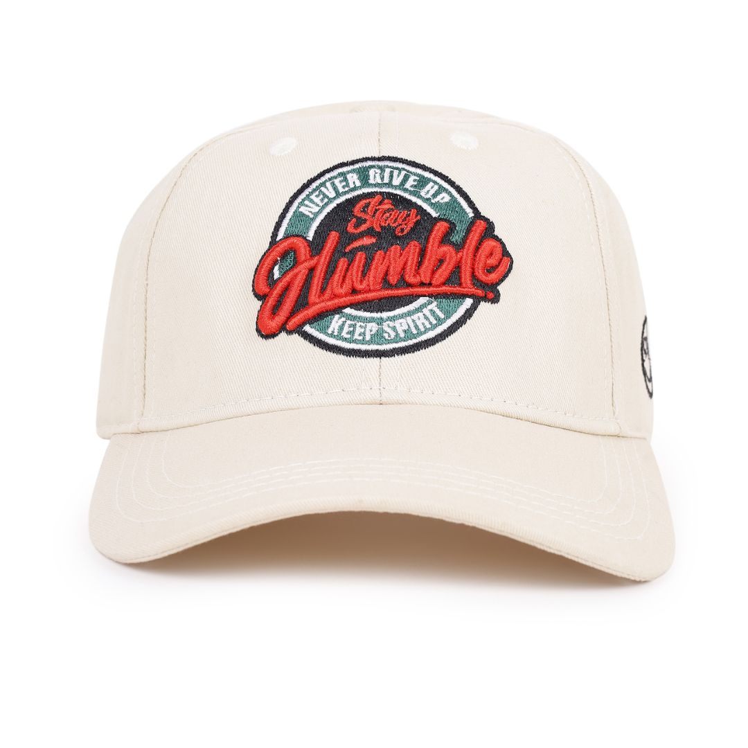 Stay Humble Baseball Cap in Off-White (BB_OW_SH)