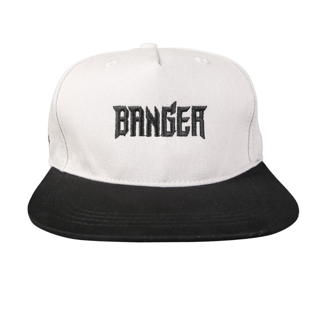 Banger HipHop Cap in Grey and Black (HH_BL-GR_BGR)