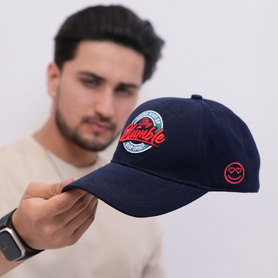 Stay Humble Baseball Cap in Blue (BB_BLU_SH)