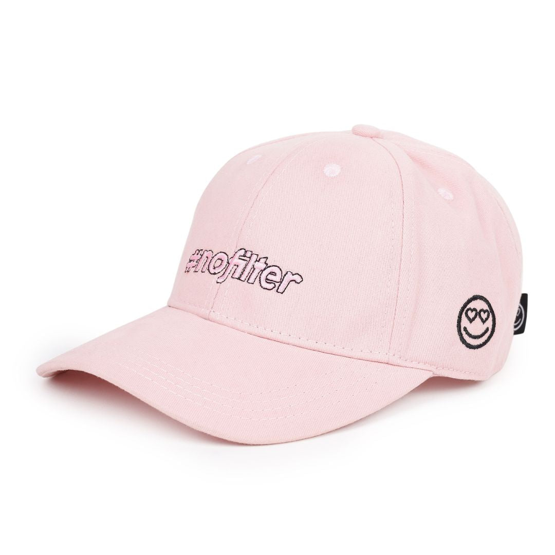 No Filter Baseball Cap in Pink (BB_PNK_NF)