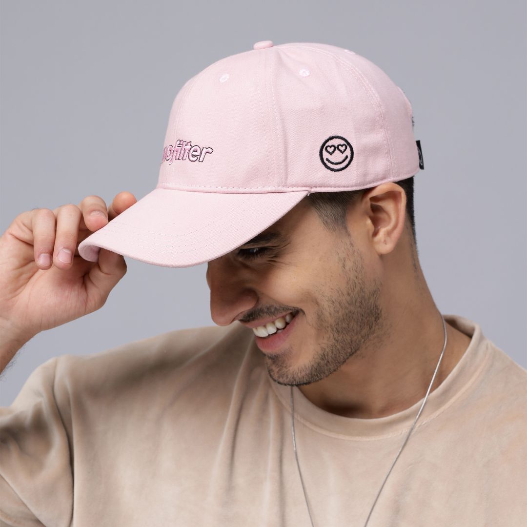 No Filter Baseball Cap in Pink (BB_PNK_NF)