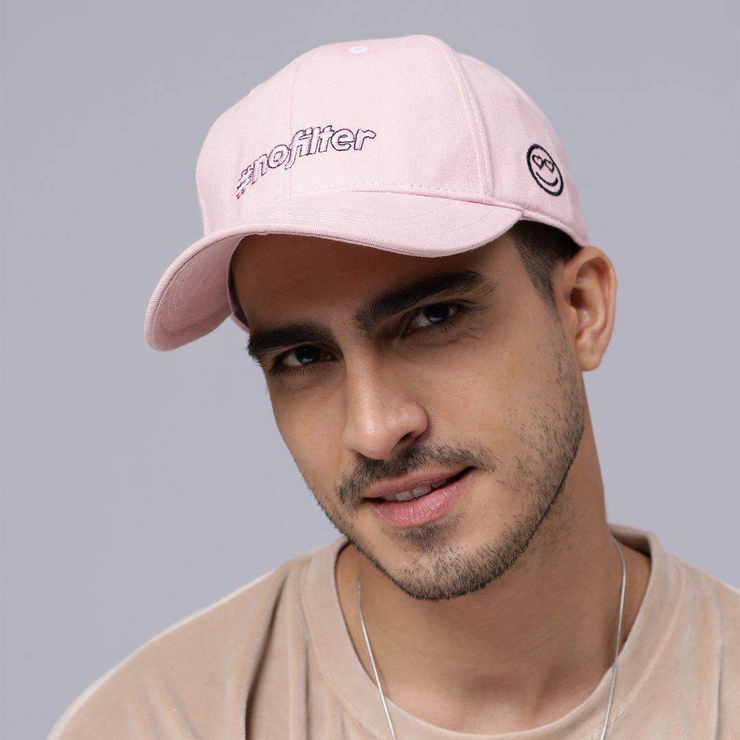No Filter Baseball Cap in Pink (BB_PNK_NF)