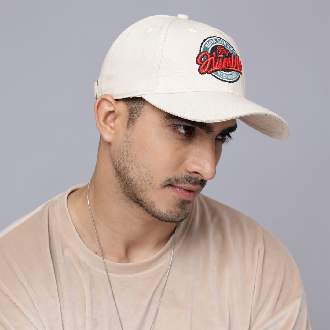 Stay Humble Baseball Cap in Off-White (BB_OW_SH)