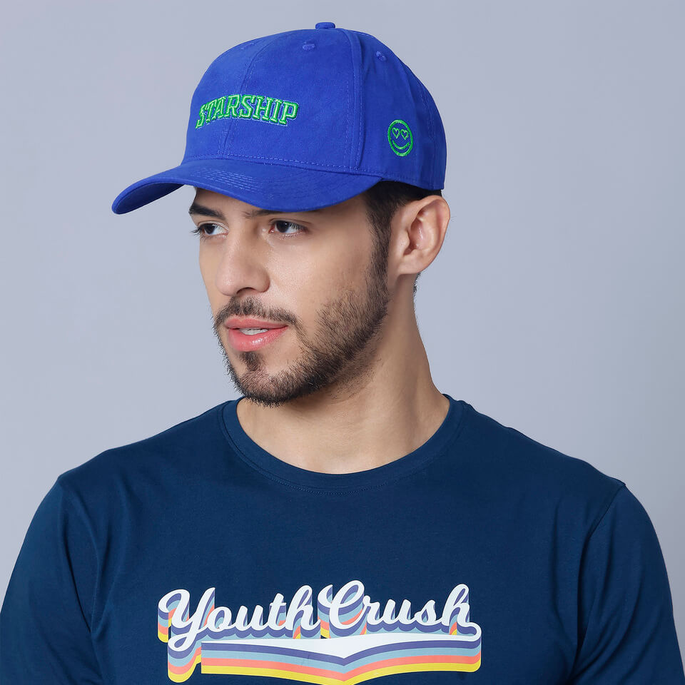 Starship Baseball Cap in Blue (BB_BLU_STRS)