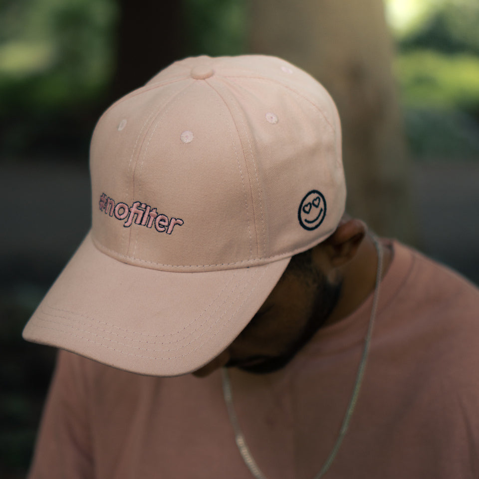 No Filter Baseball Cap in Pink (BB_PNK_NF)