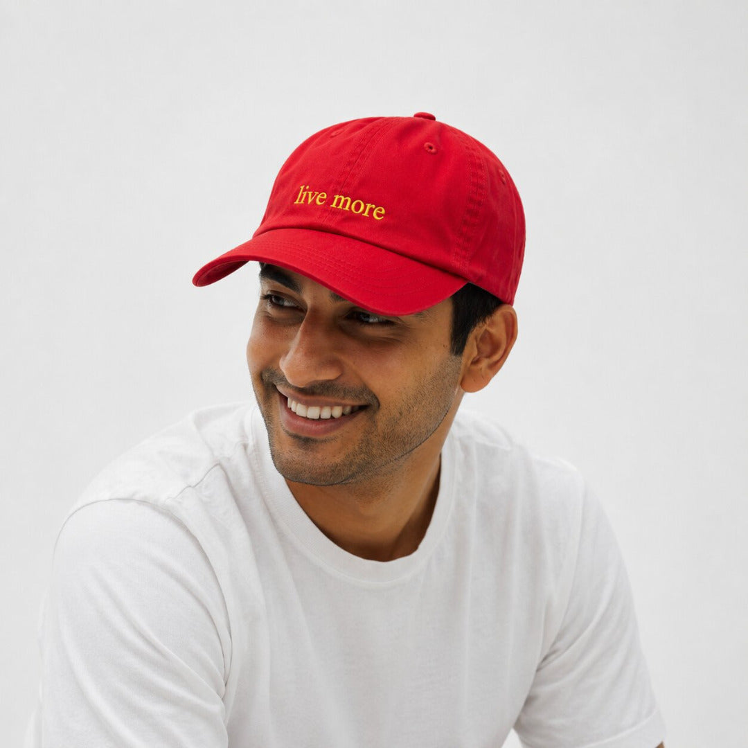 DROOP Live More Embroidered Dad Cap 5