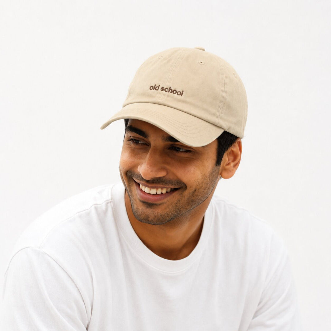 DROOP Old School Embroidered Cotton Dad Cap 6